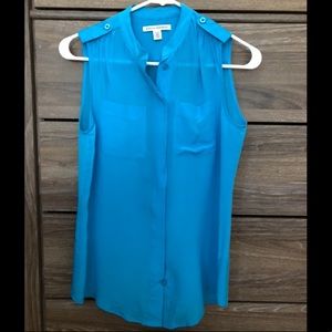 Banana republic silk sleeveless top